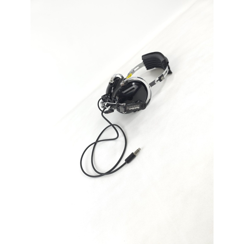 David Clark Aviation Headset w M-1/DC Amplified Dynamic UNTESTED